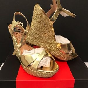 Guess platform wedges